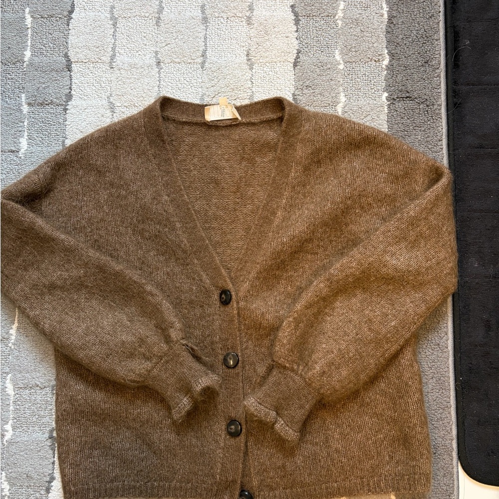 Sezane Mia Cardigan - Taupe Color Size XS | Fr 34 | 2 - Picture 4 of 9